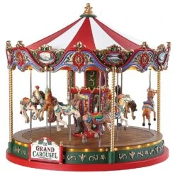 Lemax The Grand Carousel 7 Lemax The Grand Carousel -Christmas Decorations 1042883 2