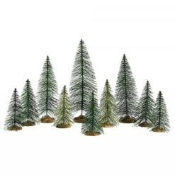 Lemax Needle Pine Trees (Set Of 10)