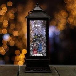 Carol Singers LED Water Filled Lantern