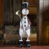 Three Kings Polka Frosty XL Wobbling Ornamental Snowman -Christmas Decorations 1069249