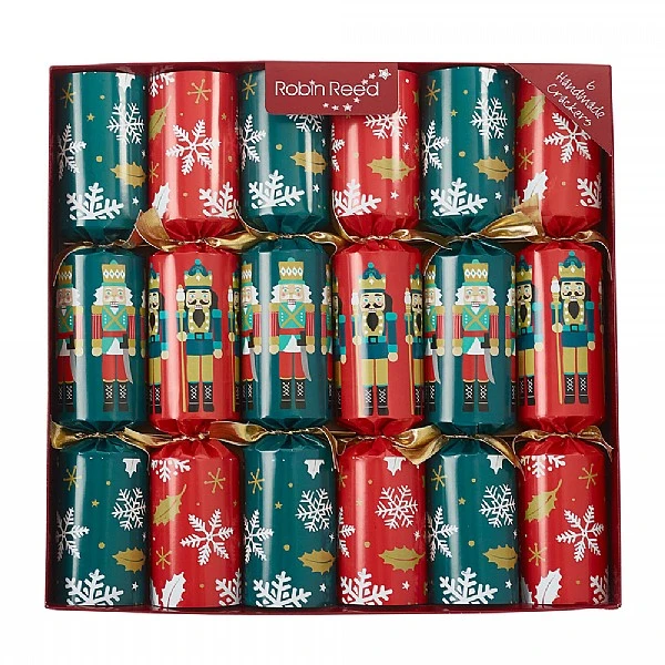 Robin Reed Racing Nutcracker 13" Christmas Crackers (Pack Of 6) 3 Robin Reed Racing Nutcracker 13" Christmas Crackers (Pack Of 6)