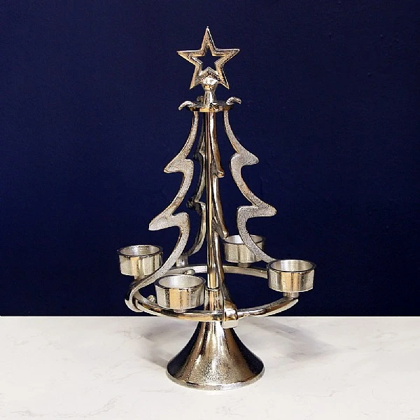 Medium Hanging Tree Pillar Holder 3 Medium Hanging Tree Pillar Holder