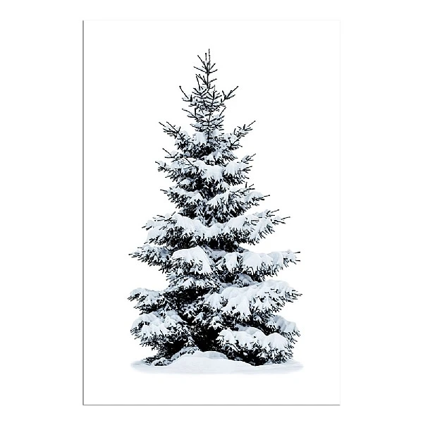 Snowy Tree LED Canvas 40x30cm 3 Snowy Tree LED Canvas 40x30cm