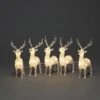 Konstsmide Warm White LED Set Of 5 Acrylic Reindeers 2 Konstsmide Warm White LED Set Of 5 Acrylic Reindeers -Christmas Decorations 1117573
