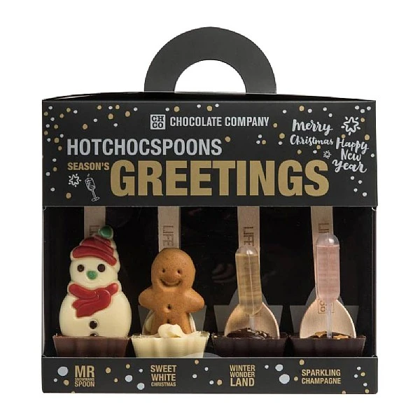 HotChocSpoons Season's Greetings Gift Pack 210g 3 HotChocSpoons Season's Greetings Gift Pack 210g