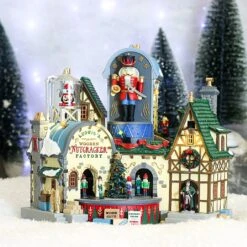 Christmas Decorations 15 Lemax Ludwig’s Wooden Nutcracker Factory