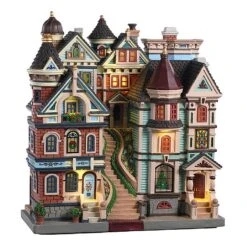 Lemax Houses On A Hill 7 Lemax Houses On A Hill -Christmas Decorations 1118753 2