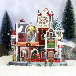 Christmas Decorations 23 Lemax Tinseltown Plaza