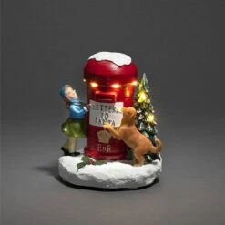 Konst Smide LED Letter To Santa Mailbox