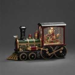 Konst Smide Santa Train Water Fillled Lantern