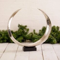 Large Nickel Plated Tealight Holder