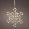 Lumineo Micro LED Metal Snowflake 37cm (220 Warm White LEDs) -Christmas Decorations 1162812