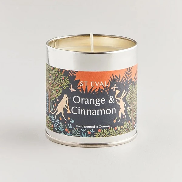 St Eval 'Christmas Orange & Cinnamon' Tin Candle 4 St Eval 'Christmas Orange & Cinnamon' Tin Candle - Image 2