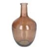 Gisela Graham Dark Amber Glass Rum Bottle Vase Large 1 Gisela Graham Dark Amber Glass Rum Bottle Vase Large -Christmas Decorations 1187680