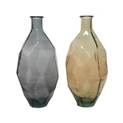 Decoris Vase Gass Brown & Grey 59cm (Assorted Colours)