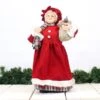 60cm Standing Mrs Santa With Bag (Red) -Christmas Decorations 1188342