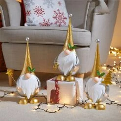 Three Kings Gold Gilt Gonks (Assorted Designs)