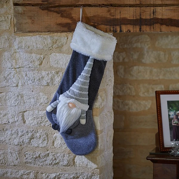 Three Kings Gonkert Stocking Grey 3 Three Kings Gonkert Stocking Grey