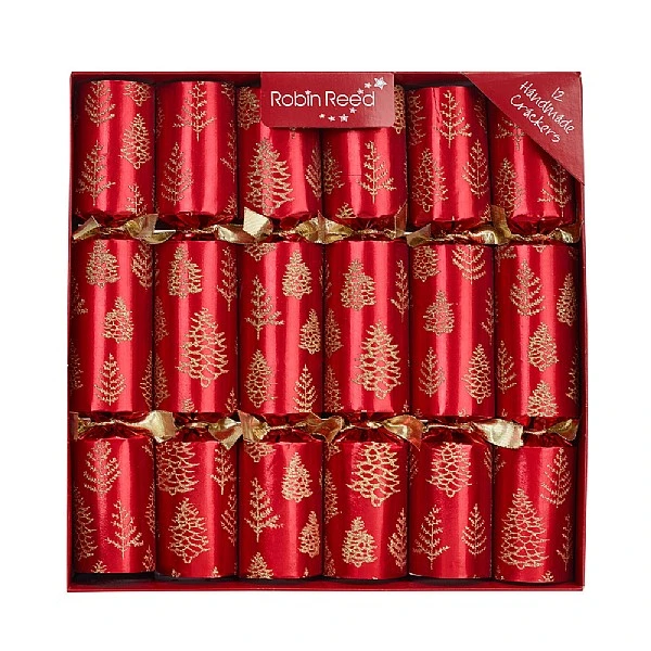 Robin Reed 12" Tree Flakes Christmas Crackers - Pack Of 12 3 Robin Reed 12" Tree Flakes Christmas Crackers - Pack Of 12