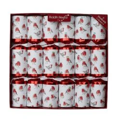 Robin Reed 13" Racing Robin Christmas Crackers - Pack Of 6