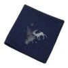 Peggy Wilkins Neve Navy & Silver Napkins Set Of 4