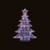 Premier 1m Acrylic Christmas Tree Rainbow (120 LEDs) 2 Premier 1m Acrylic Christmas Tree Rainbow (120 LEDs) -Christmas Decorations 1193480
