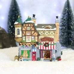 Christmas Decorations 21 Lemax Santa's List Toy Shop