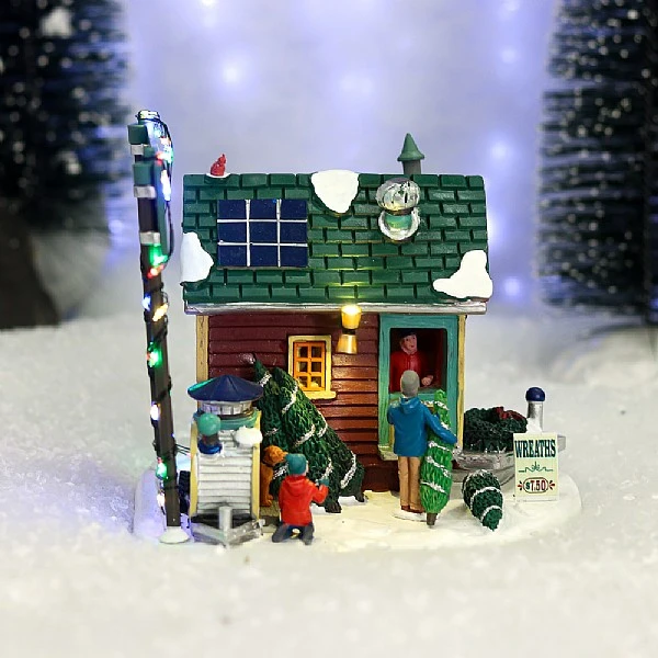 Lemax Tiny House Tree Lot (4.5V) 3 Lemax Tiny House Tree Lot (4.5V)