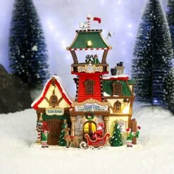 Lemax North Pole Control Tower