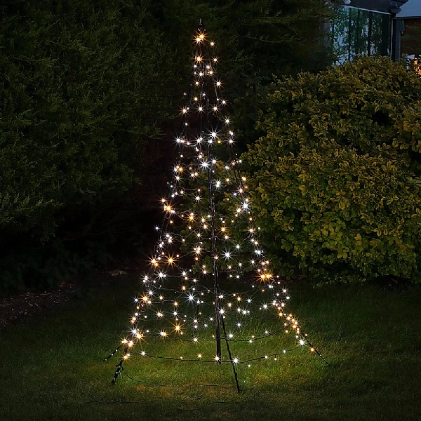 Noma Starry Nights 300 LED Duo Bulb Light Changing Pole Tree 2m 3 Noma Starry Nights 300 LED Duo Bulb Light Changing Pole Tree 2m
