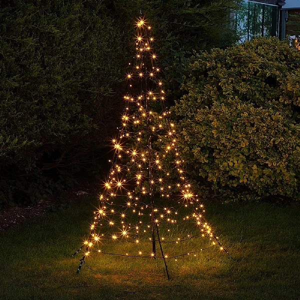 Noma Starry Nights 300 LED Duo Bulb Light Changing Pole Tree 2m 4 Noma Starry Nights 300 LED Duo Bulb Light Changing Pole Tree 2m - Image 2