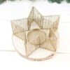 Gold Iron Star Tealight Holder -Christmas Decorations 1196460