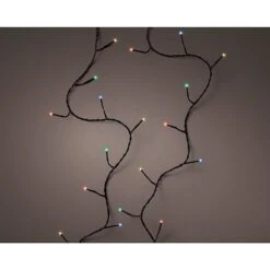 Lumineo Multicoloured Twinkle Lights 480 LEDs (Black Cable)