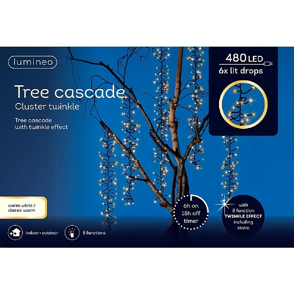 Lumineo 480 Warm White CLW LED Cascade Cluster 3 Lumineo 480 Warm White CLW LED Cascade Cluster