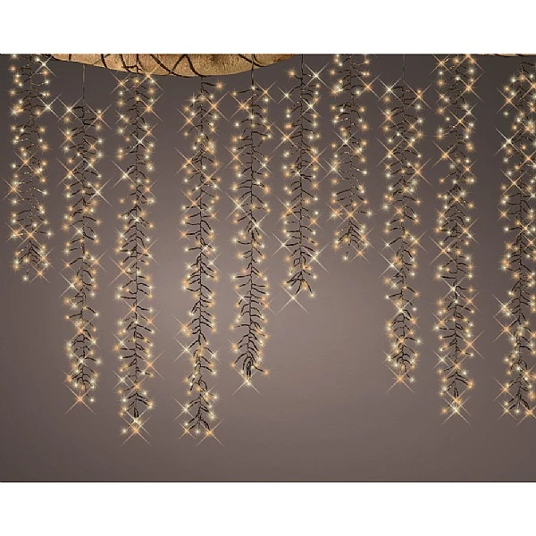 Lumineo 1080 Warm White CLW LED Cascde Cluster Lights 4 Lumineo 1080 Warm White CLW LED Cascde Cluster Lights - Image 2