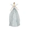 Gisela Graham Large Silver Glitter Fabric & Resin Tree Top Fairy 1 Gisela Graham Large Silver Glitter Fabric & Resin Tree Top Fairy -Christmas Decorations 1205645