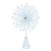 Gisela Graham Iridescent Glitter Wire Starburst Tree Topper -Christmas Decorations 1205647