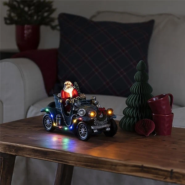 Konstsmide Santa In Car 11 LED Battery Operated 4 Konstsmide Santa In Car 11 LED Battery Operated - Image 2
