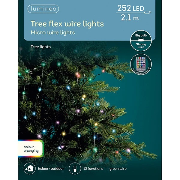 Lumineo Colour Change Led Micro Wire Lights - ( 252 LEDs) 5 Lumineo Colour Change Led Micro Wire Lights - ( 252 LEDs) - Image 3