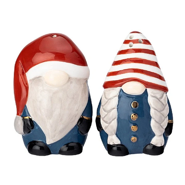 Christmas Gonk Salt & Pepper Shaker Set 3 Christmas Gonk Salt & Pepper Shaker Set