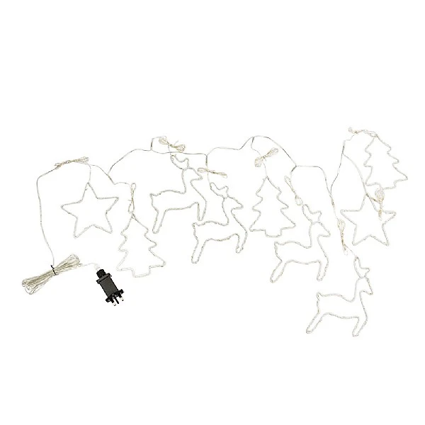 Three Kings Cool White Festive Curtain Lights 4 Three Kings Cool White Festive Curtain Lights - Image 2