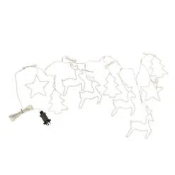 Three Kings Cool White Festive Curtain Lights 8 Three Kings Cool White Festive Curtain Lights -Christmas Decorations 1238746 1