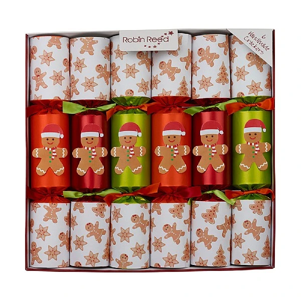 Robin Reed 13'' Racing Gingerbread Christmas Crackers - Pack Of 6 3 Robin Reed 13'' Racing Gingerbread Christmas Crackers - Pack Of 6