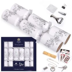 Tom Smith Box Of 6 14" Silver Premium Crackers (FSC)