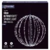 Premier Small Cool White & White LED Sphere 2 Premier Small Cool White & White LED Sphere -Christmas Decorations 1240165