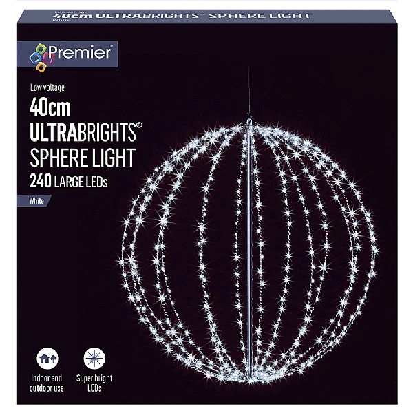 Premier Small Cool White & White LED Sphere 3 Premier Small Cool White & White LED Sphere