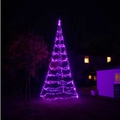 Noma Starry Nights Flagpole Tree 6m -Christmas Decorations 1240204 4