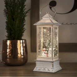 Konst Smide Snowman Water Lantern (Battery Operated)