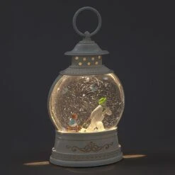 Snowtime 25cm The Snowman, Snowdog & Billy Water Filled Lantern (Battery Operated)