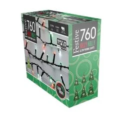 Festive Jolly Holly Led Glow Worm (760 LEDs)